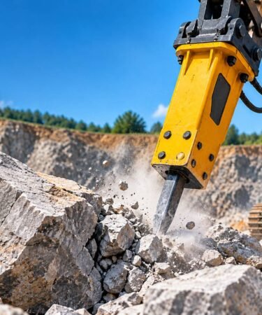 Rock Breaker for Oversize Clearing